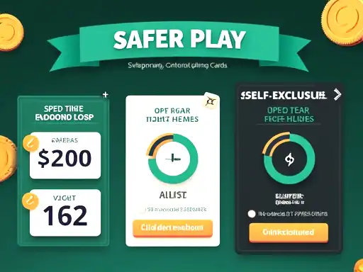 Responsible gaming tools and limit settings concept for Yabby casino players